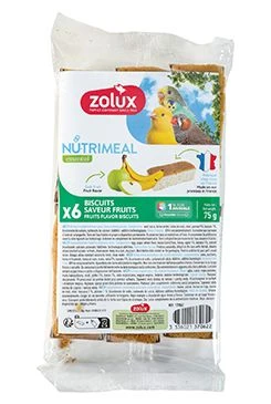 Snack NUTRIMEAL Cookies para aves exóticas con frutas Počet 6ks