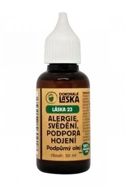LÁSKA 23 Allergy Healing Anti-Itch Support Oil Objem 30ml