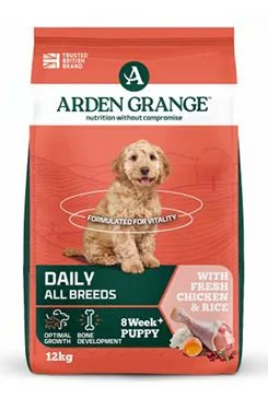 Arden Grange Dog Puppy Junior rich in fresh Chick Gramáž 12kg