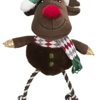 Vánoční hračka pes Xmas REINDEER plyš bavlna Rozměr 49cm