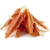 Dog Treat Chicken Slices with Calcium Stick Gramáž 500g