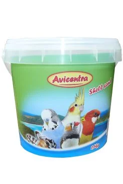 Arena para pájaros con conchas en cubo Gramáž 1,5kg