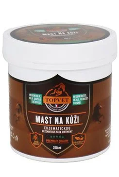 Pomada para piel con eczema para caballos Objem 250ml