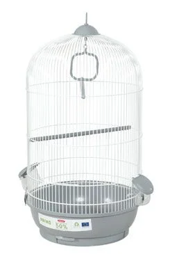 Jaula para pájaros PRIMO Carmen blanca gris Rozměr 40cm