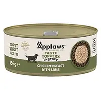 Lata para perros Toppers Gravy pechuga de pollo con cordero Gramáž 156g