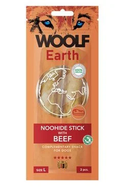 Earth Treats NooHide L Sticks with Beef Gramáž 85g