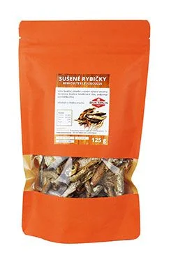 ZEUS Rybičky sušené 3 Gramáž 125g, Rozměr 5cm