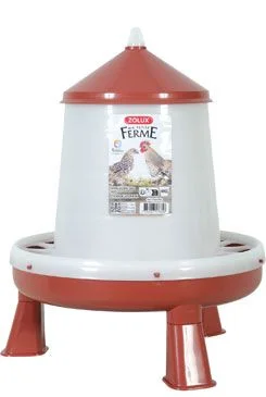 Krmítko pro drůbež SILO stojící červená Gramáž 4kg