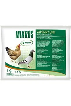 Mikros VPC grit cálcico en polvo Gramáž 3kg
