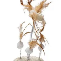 Wobbler přírodní s catnip 25x15cm