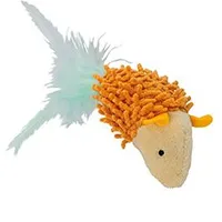 Cat Toy MAX Mouse with Bell and Feathers Rozměr 9cm