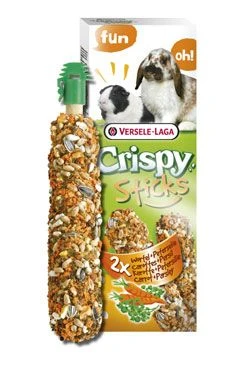 VL Crispy Sticks Rabbits Guinea Pig Carrot & Parsley 2x55g
