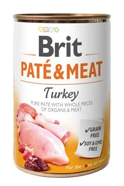 Lata para perros Paté & Meat Turkey Gramáž 400g
