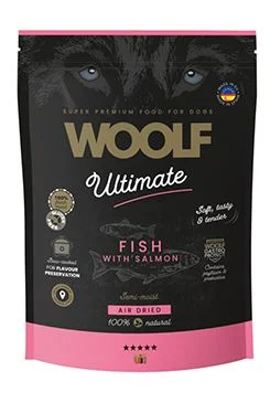 Woolf Ultimate DogFood Semi Moist Fish with Salmon Gramáž 1kg