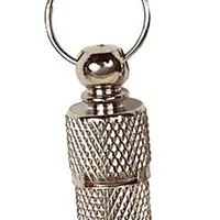 Colgante para collar tubo metálico portadirección plateado Zolux