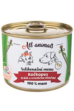 All Animals kočkopes konz. Velikonoční králík+sm Gramáž 200g