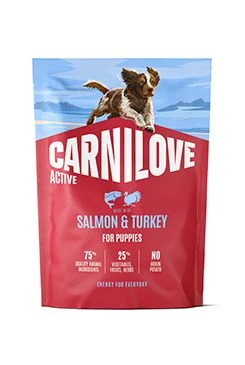 Dog Active Dry Salmon & Turkey Puppies Gramáž 1,5kg