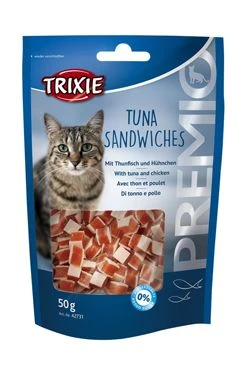 Snack Premio TUNA SANDWICHES para gatos 50g TR