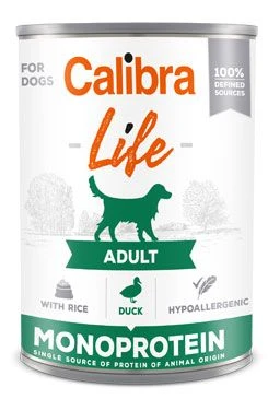 Dog Life can Adult Duck with Rice Gramáž 400g