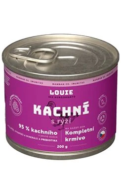 Lata para perros - Pato con arroz y prebióticos Gramáž 200g