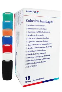 Obinadlo elast. CVET 10cmx 4 mix barev Počet 18ks, Rozměr 5m