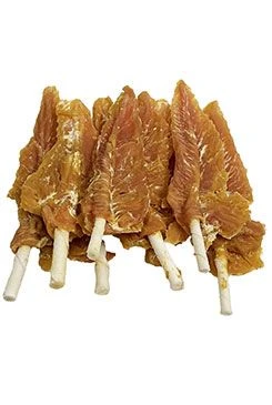 For Dogs and Cats Pochoutka Kuřecí filety na tyčce z buvolí kůže Gramáž 250g