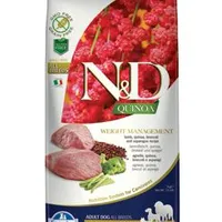 N&D Quinoa DOG Weight Management Lamb M L Gramáž 2,5kg, Stáří Adult