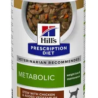 Hill's Can. PD Metabolic Weight Loss Chick&Veg Lata 354g