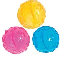 Dog Toy Floating Treat Ball TPR mixed colours KAR Rozměr 8cm