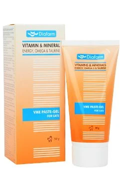 Vitamin Mineral Energy Paste + Omega 6 + Taurine for Cats Gramáž 50g