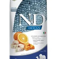 N&D OCEAN DOG M L Bacalao y Calabaza y Naranja Gramáž 2,5kg, Stáří Adult