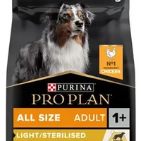 Dog All Size Light Sterilised Pollo Gramáž 14kg, Stáří Adult