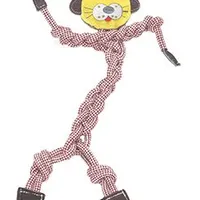 Dog Toy Lion Leather + Rope Mr.Roper Rozměr 47cm
