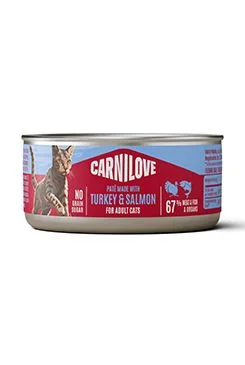 Cat Can Paté Turkey & Salmon Gramáž 100g