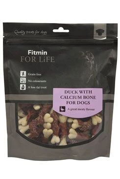FL dog treats Calcium Bone with Duck 400g