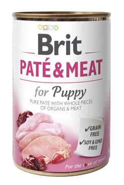 Brit Dog konz Paté & Meat Puppy Gramáž 400g