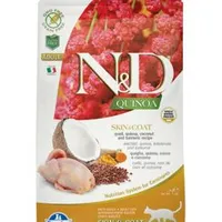 N&D Quinoa CAT Skin & Coat Quail & Coconut Gramáž 5kg