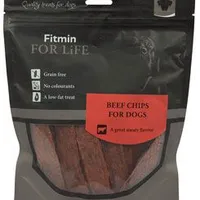 Fitmin dog poch. Treats Hovězí plátky Gramáž 400g
