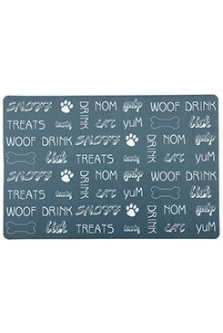 Dog Bowl Mat Dog Dictionary M