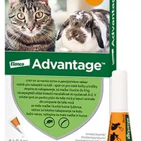 Advantage para gatos pequeños y conejos Gramáž 40mg, Objem 4ml, Počet 1x0