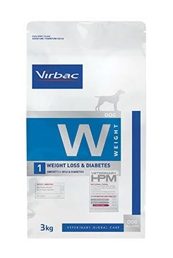 VET HPM Dog Weight Loss & Diabetes W1 Gramáž 3kg