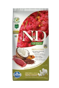 N&D Quinoa DOG Skin&Coat Duck M L Gramáž 2,5kg, Stáří Adult