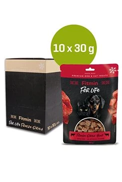 Fitmin dog cat poch. Mrazem sušené hovězí 10x30g