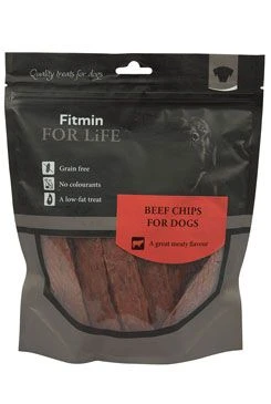 Fitmin dog poch. Treats Hovězí plátky Gramáž 400g