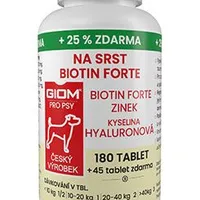 S dog For coat Biotin FORTE 180 tbl + 25% free