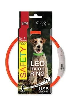 Collar luminoso USB naranja Počet 1ks, Rozměr 45cm