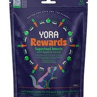 YORA Dog poch. z hmyzu Rewards jablko a mrkev Gramáž 100g