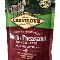 Carnilove Cat Duck&Pheasant Hairball Contr Gramáž 400g, Stáří kočky Adult