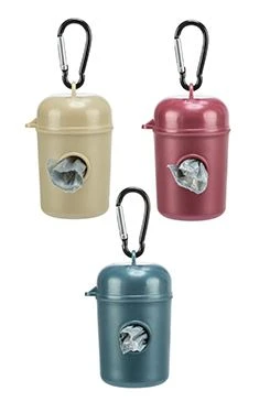 Dispensador de plástico + bolsas para excrementos de perro 2x20uds Pick up TR