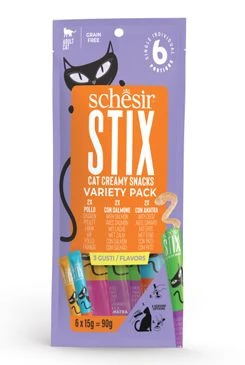 Snack para gatos Stix Liquid Snack Variety 6x15g